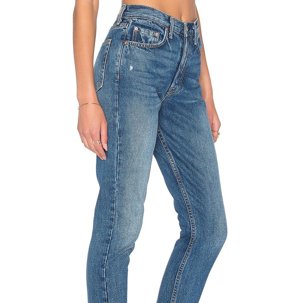 GRLFRND KAROLINA DARK FADE VINTAGE HIGH SKINNY JEAN 26 💥